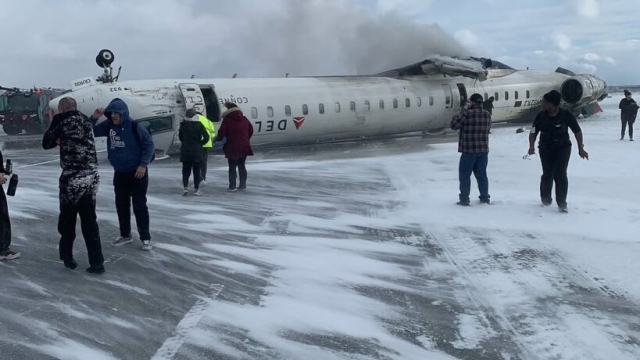 Breaking News: Delta Airlines Plane Crash at Toronto Pearson Airport Leaves 8 Injured