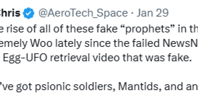 UFO Movement Exposed as Religious Fanatic Cult by The Average Chriss on Twitter